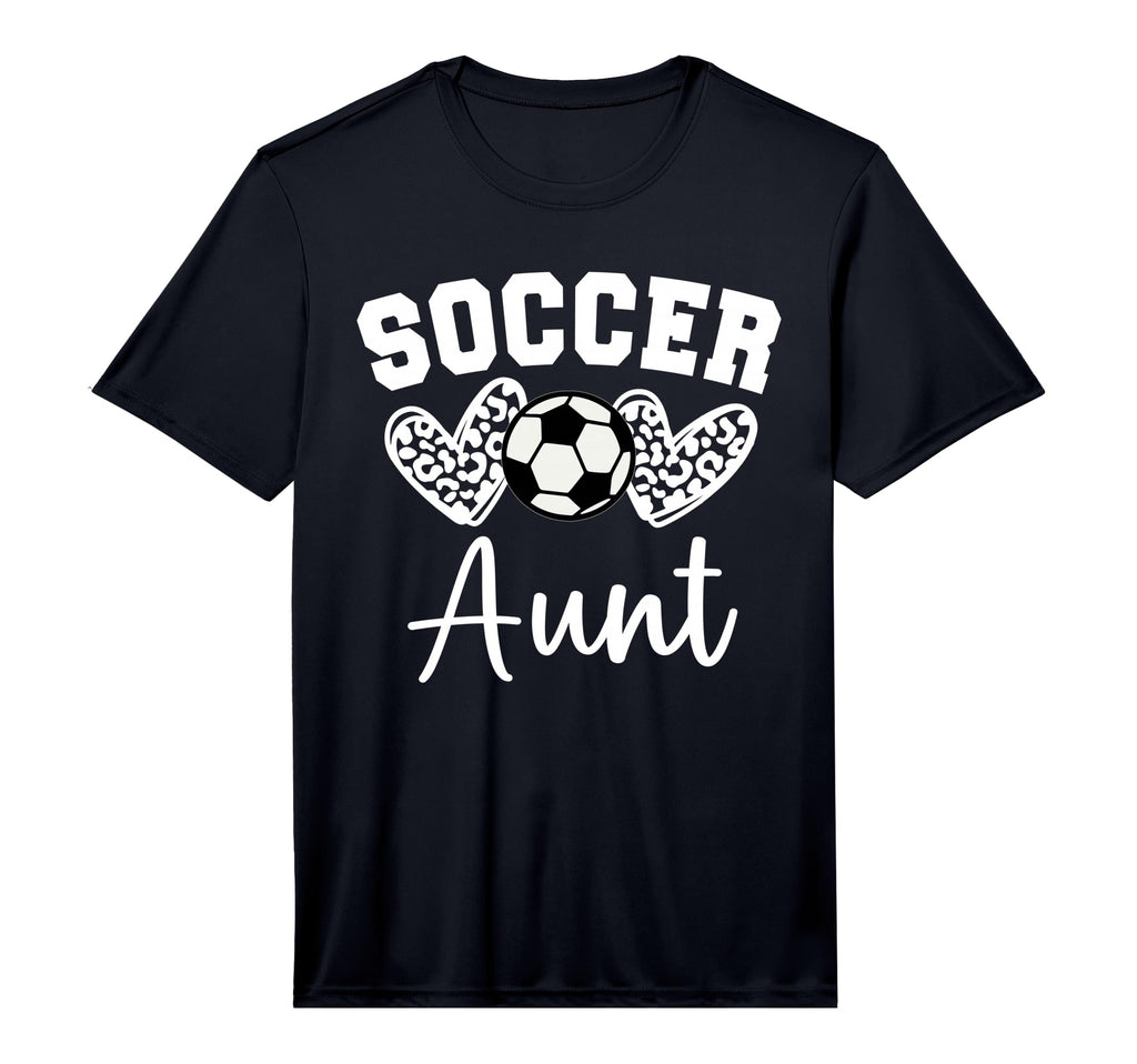 Soccer Aunt Matching Family Soccer T-Shirt - Custom Art Print Unisex