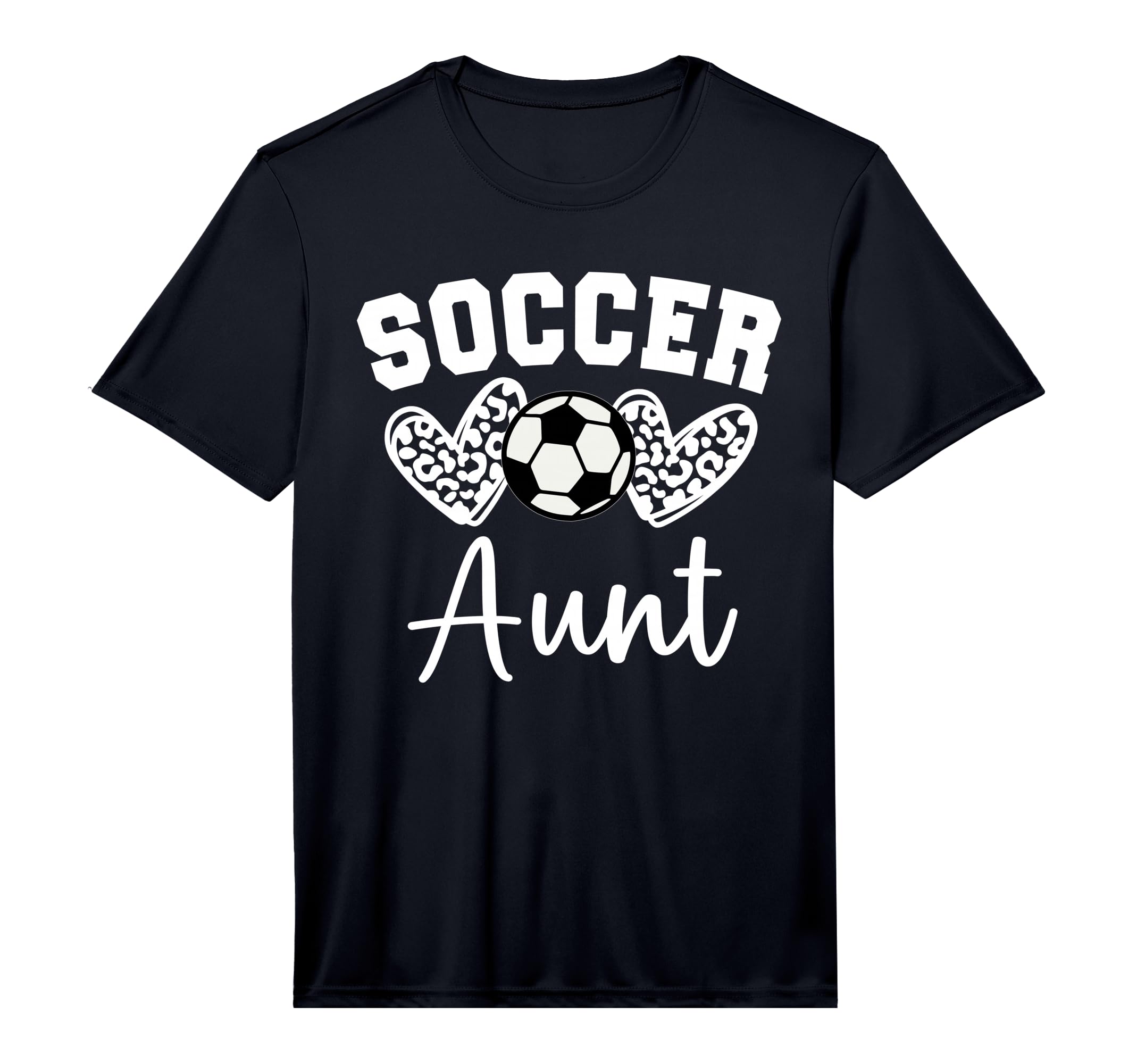 Soccer Aunt Matching Family Soccer T-Shirt - Custom Art Print Unisex