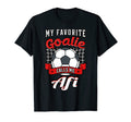My Favorite Goalie Calls Me Afi Soccer T-Shirt - Streetwear Style Unisex