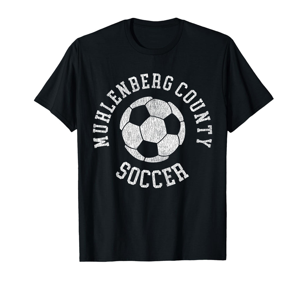 Muhlenberg County Soccer Distressed 90S T-Shirt - Novelty Apparel Men Women