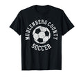 Muhlenberg County Soccer Distressed 90S T-Shirt - Novelty Apparel Men Women