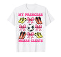 My Princess Wears Cleats Soccer Mom T-Shirt - Unique Graphic for Adults