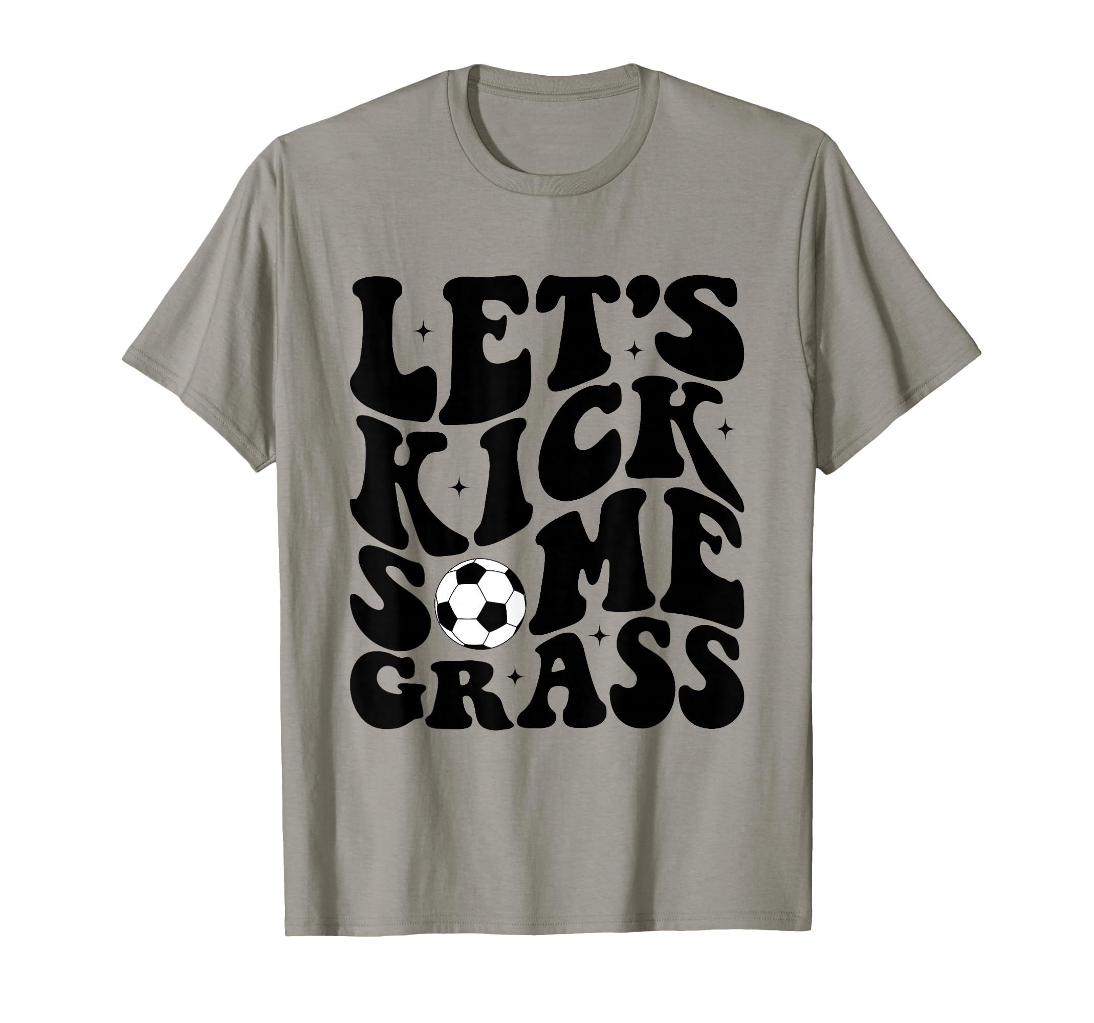 Funny Soccer Mom Fan Lets Kick Some T-Shirt - Custom Art Print for Adults