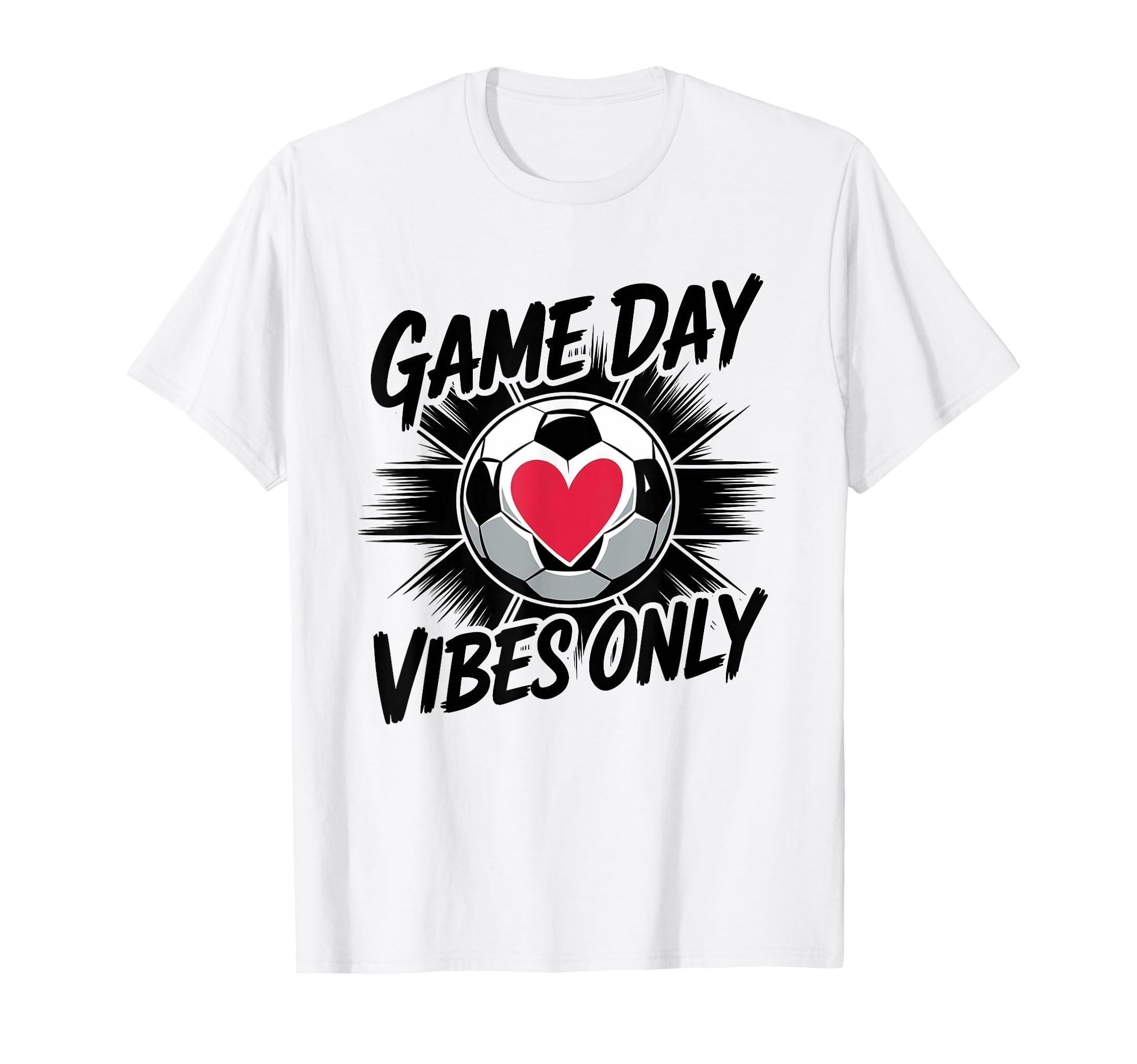 Groovy Soccer Soccer Game Day Vibes T-Shirt - Aesthetic Graphic for Adults