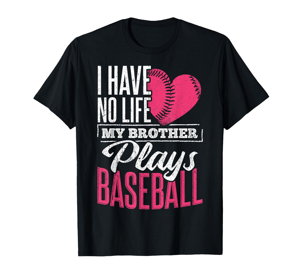 I Have No Life My Brother Plays T-Shirt - Trendy Graphic Men Women