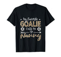 My Favorite Goalie Calls Me Nanny T-Shirt - Streetwear Style for Adults