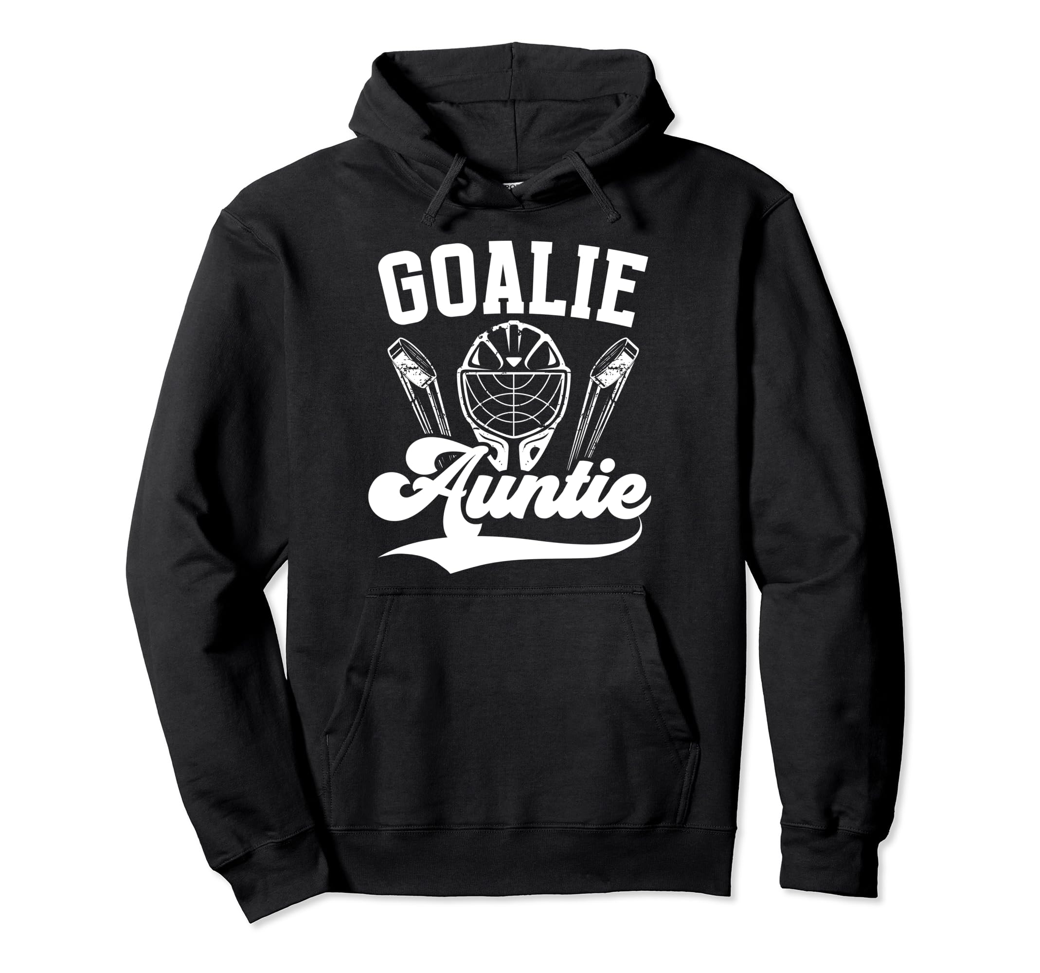 Ice Hockey Goalie Auntie Hockey Hoodie - Novelty Apparel Men Women
