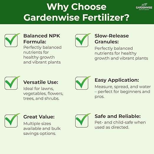 10-10-10 Plant Fertilizer Slow Release - 10 10 10 All Purpose Granular Garden Fertilizer for Vegetables, Tomato, Arborvitae, Shrubs, Rose, Flowers, Fruit, Fig Trees (4 QUARTS)