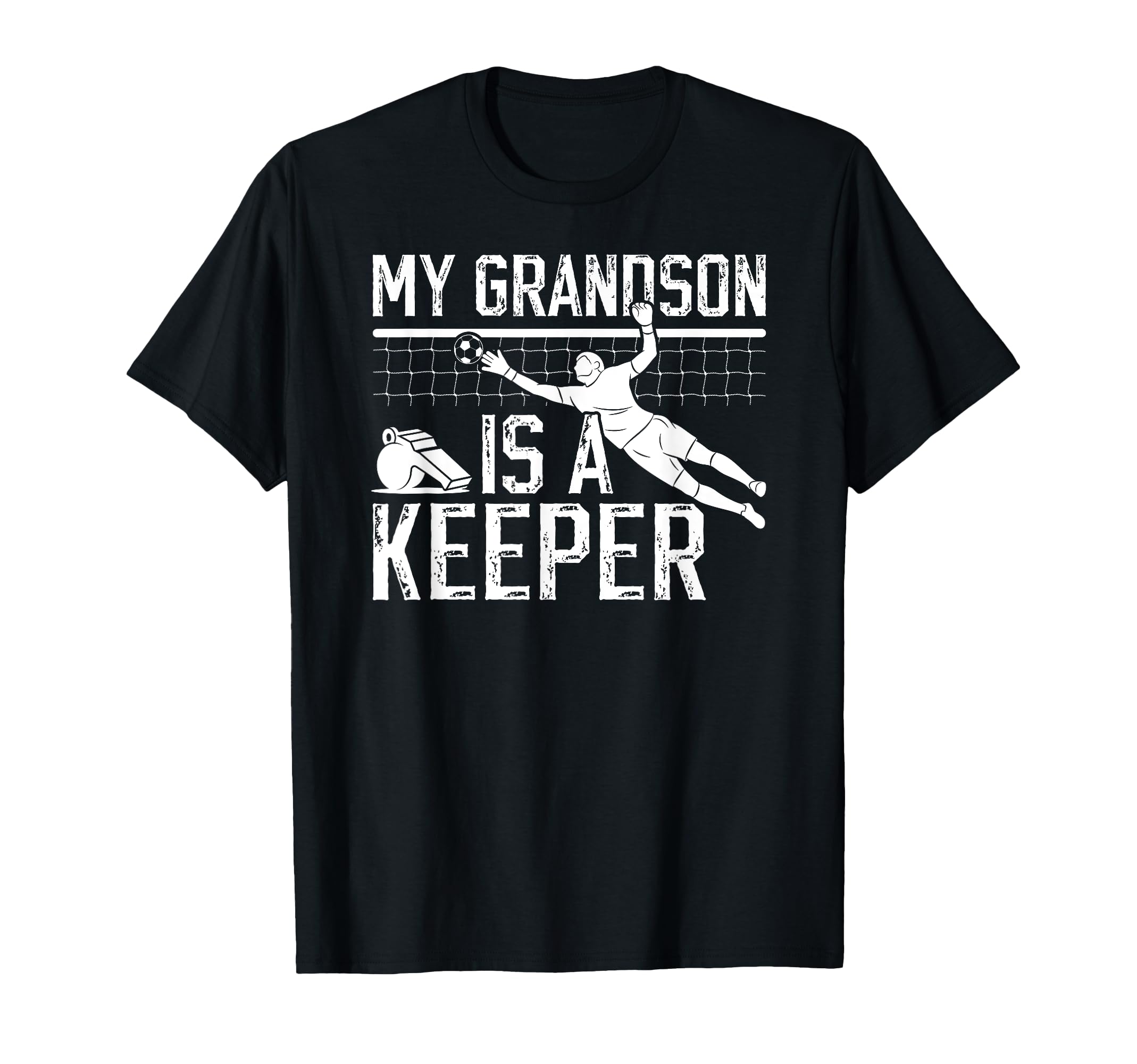 Proud Soccer Keeper Pop Pop Grandpa T-Shirt - Custom Art Print Unisex