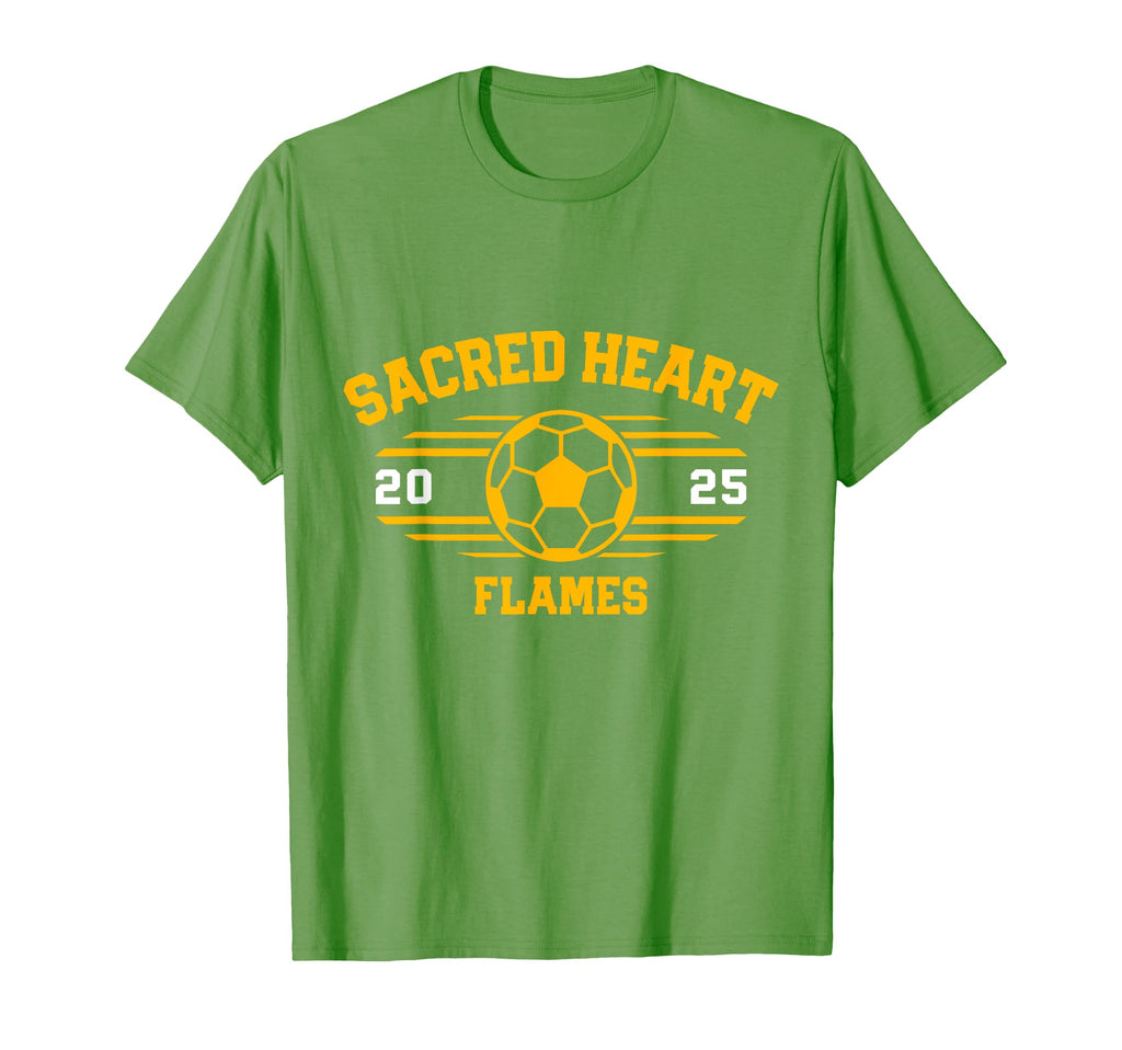 Sacred Heart Flames High School Gear T-Shirt - Graphic Print Men Women