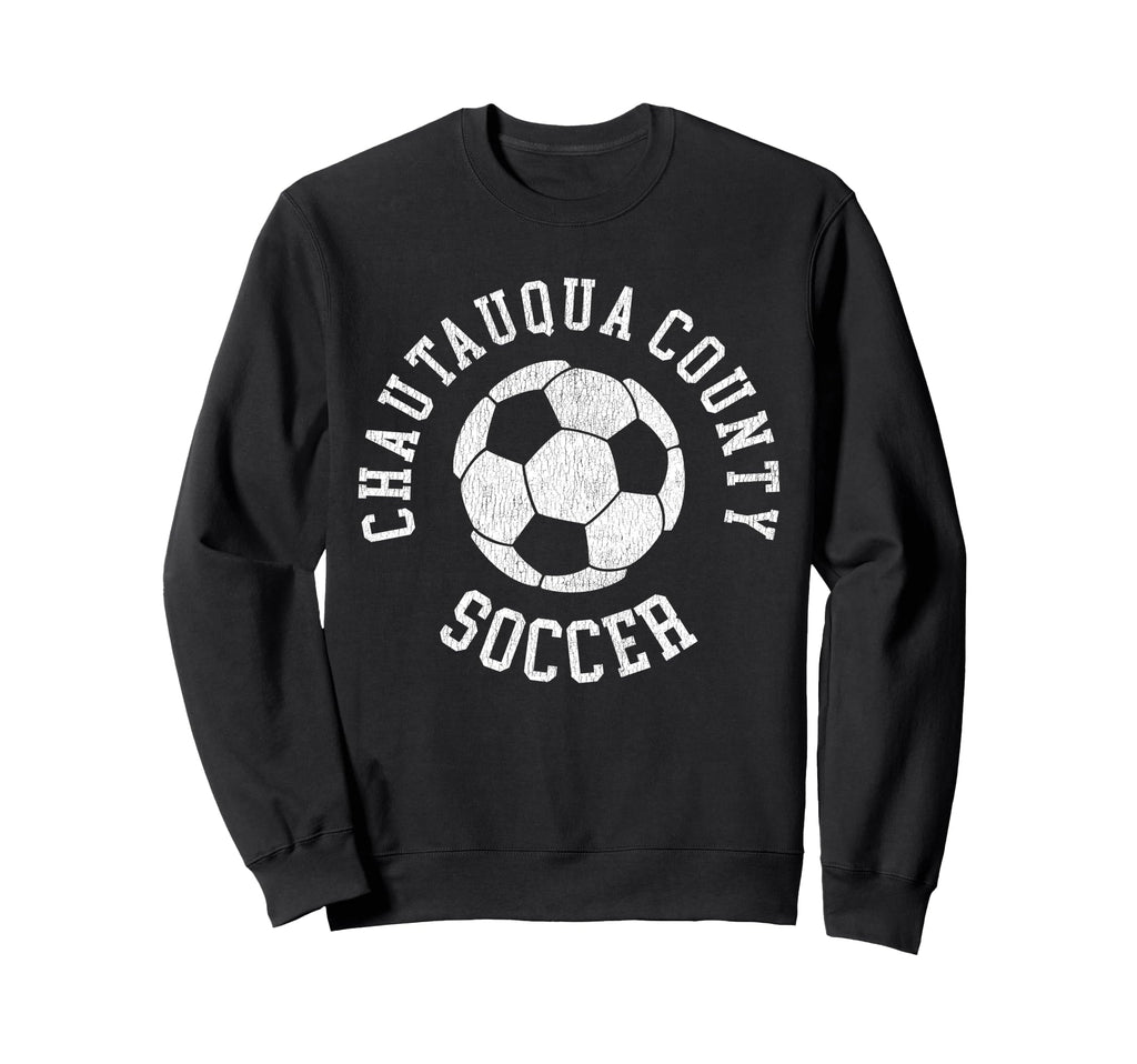 Chautauqua County Soccer Sweatshirt - Fun Novelty Design for Adults