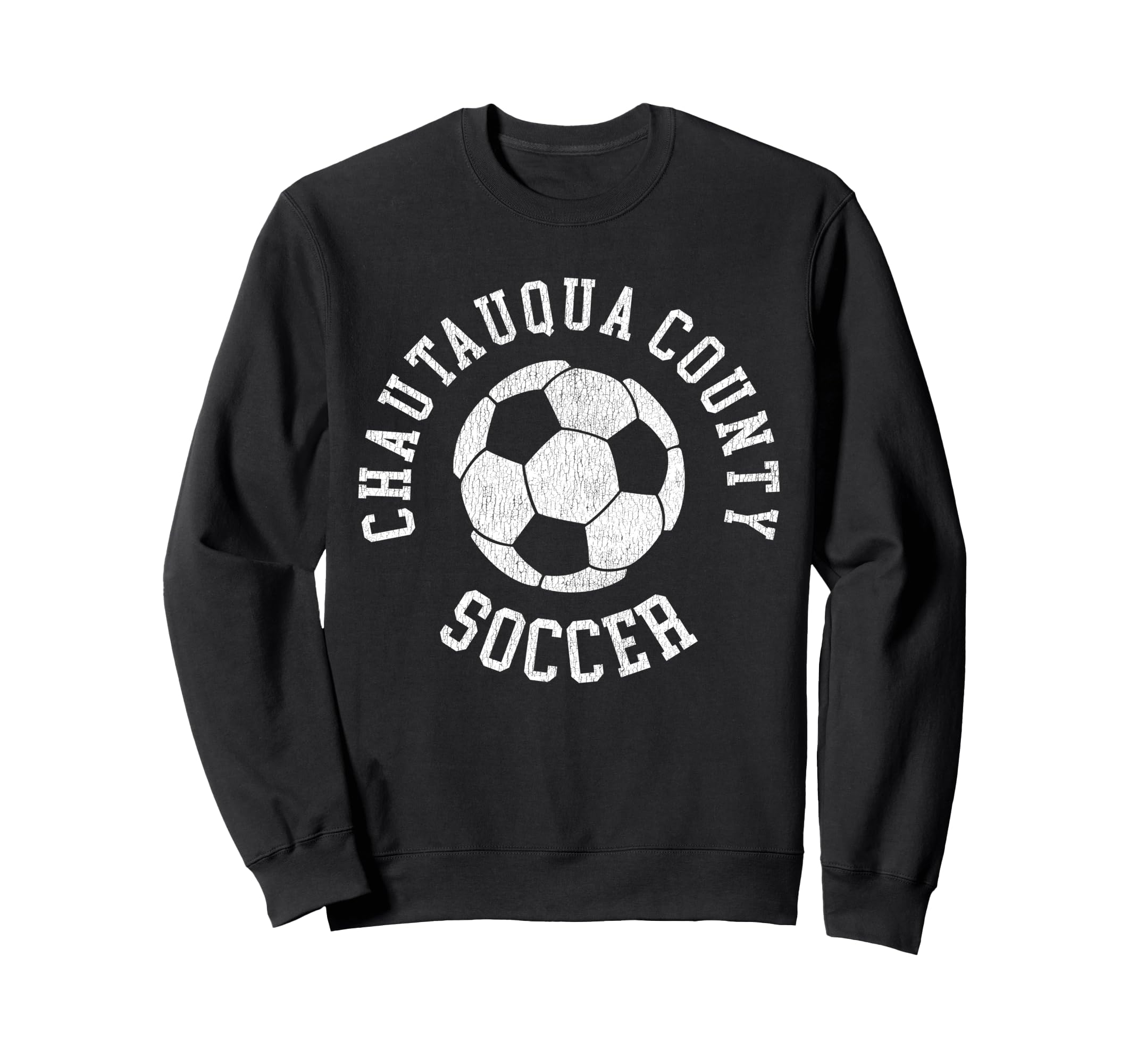 Chautauqua County Soccer Sweatshirt - Fun Novelty Design for Adults