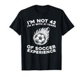 42 Years Old Soccer Sports Player Team T-Shirt - Aesthetic Graphic Unisex