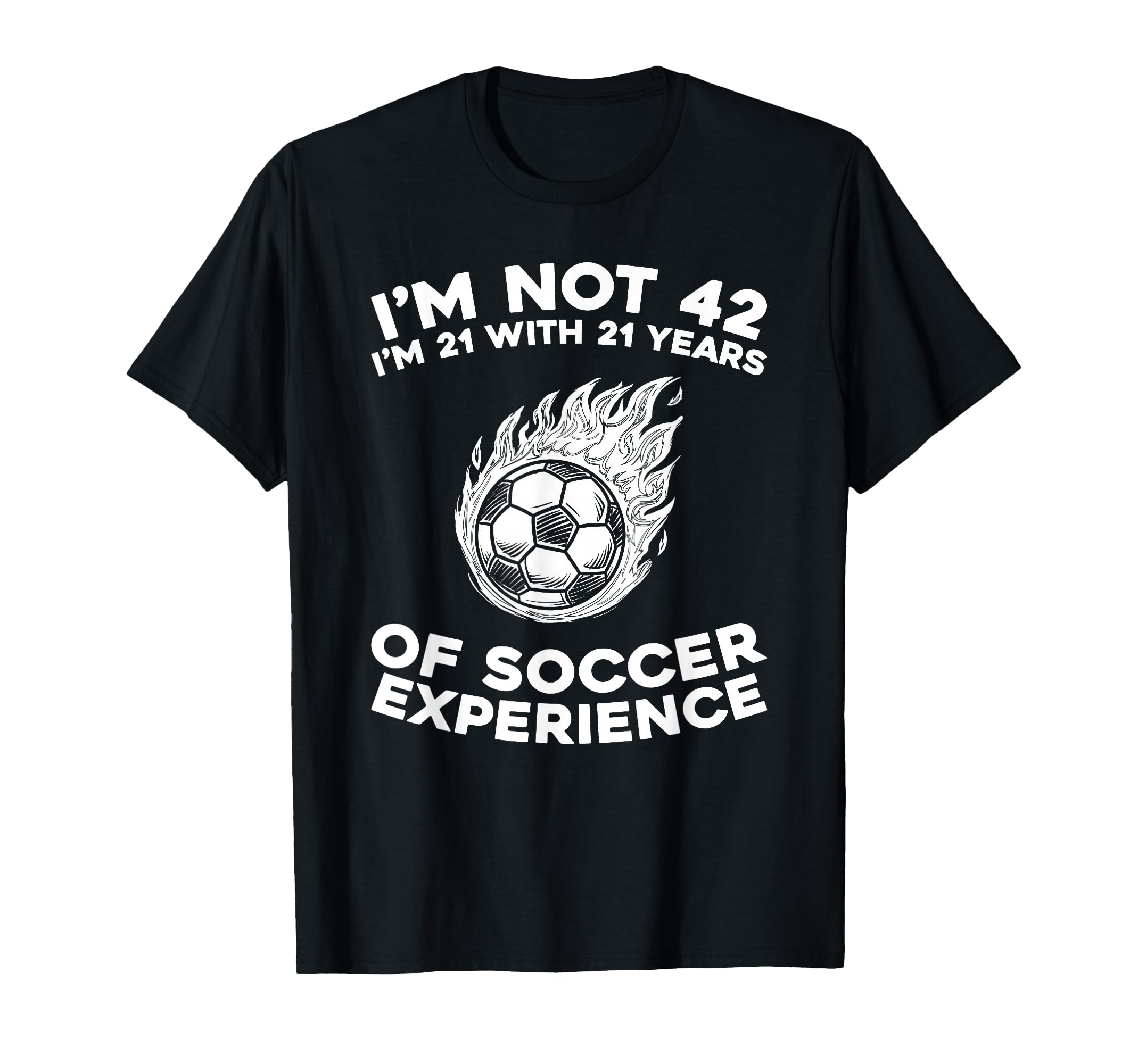 42 Years Old Soccer Sports Player Team T-Shirt - Aesthetic Graphic Unisex