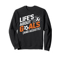 Funny Soccer Player And Coach Sweatshirt - Streetwear Style for Adults