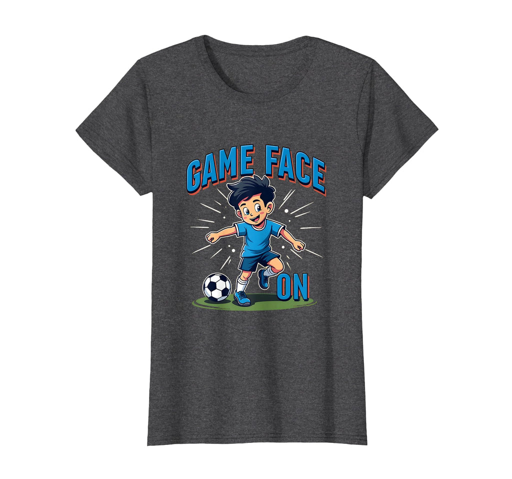 Game Face Soccer T-Shirt - Fun Novelty Design Men Women