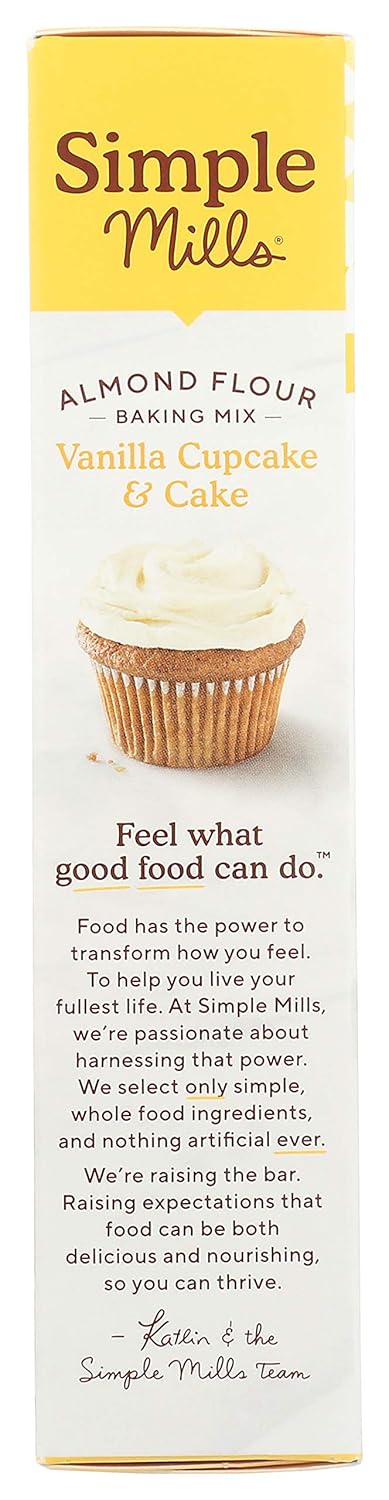 Simple Mills Almond Flour Vanilla Cake Mix, 11.5 oz., Pack of 6