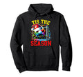 Tis Season Soccer Ball Santa Hat Hoodie - Unique Graphic Unisex