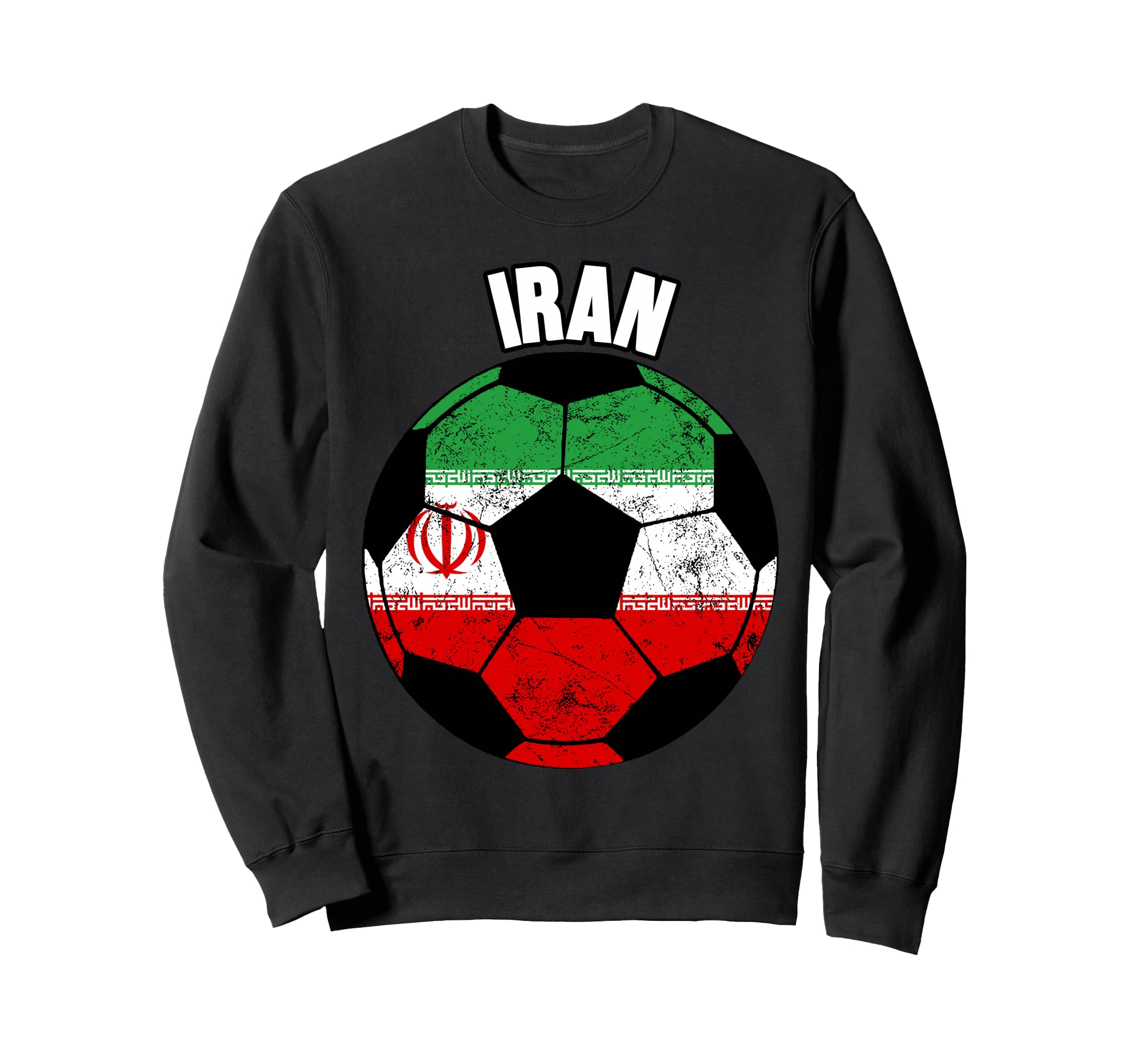 Iran Soccer Game Player Football Sweatshirt - Custom Art Print for Adults