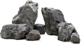 Unocho Aquarium Rock Stone Fish Tank Rocks 5LB Natural Rocks for Aquariums Landscaping Model Tank Decoration Aquarium Miniature and Fairy Garden-3-6inches 4PCS