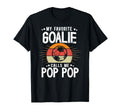 My Favorite Soccer Goalie Pop Pop T-Shirt - Fun Novelty Design Men Women
