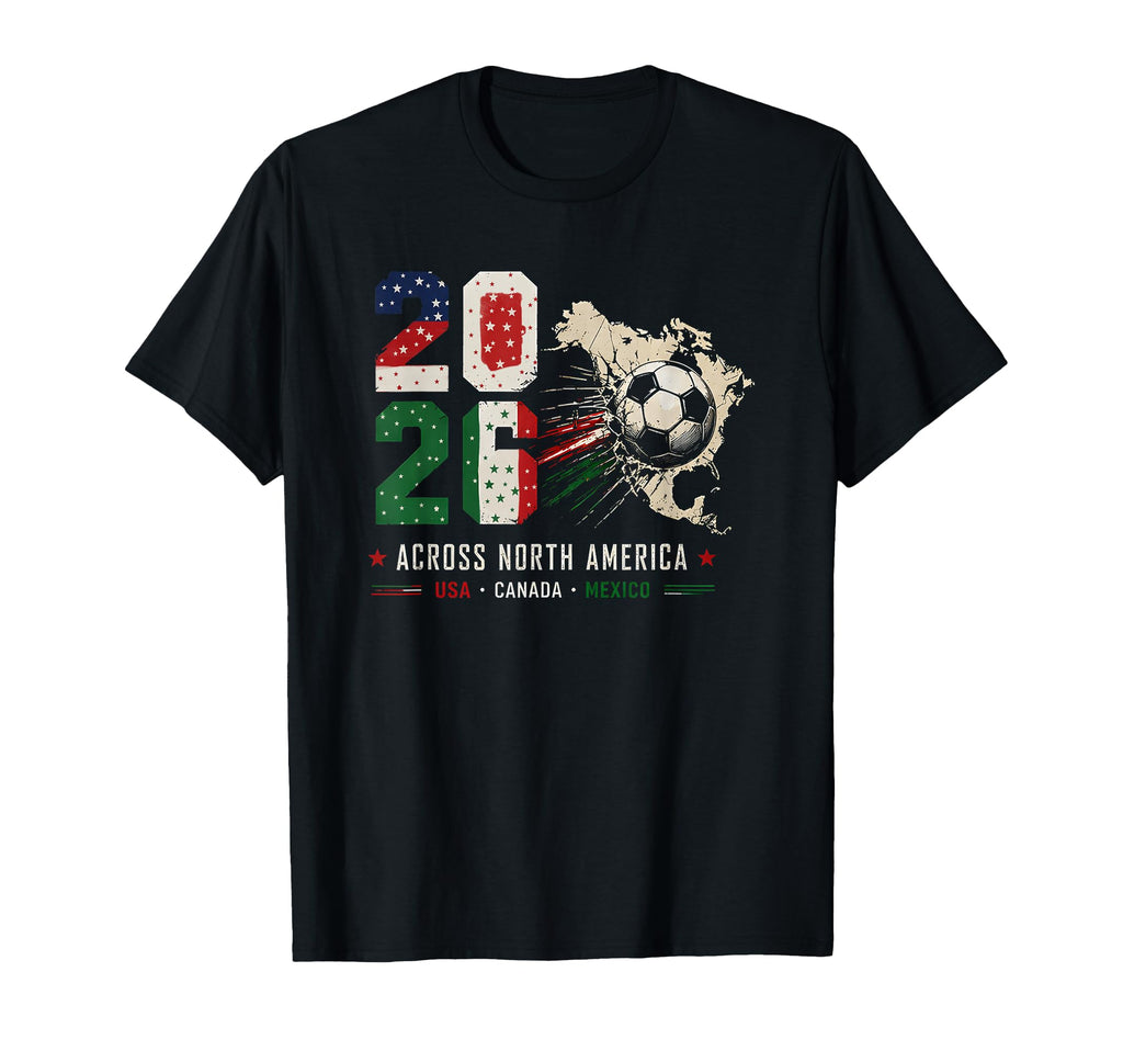 Football Fever 2026 Northern America T-Shirt - Graphic Print Men Women