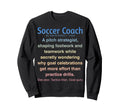 Funny Soccer Coach Sweatshirt - Trendy Graphic Unisex