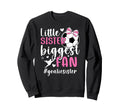 Little Sister Soccer Goalie Sister Sweatshirt - Trendy Graphic Unisex