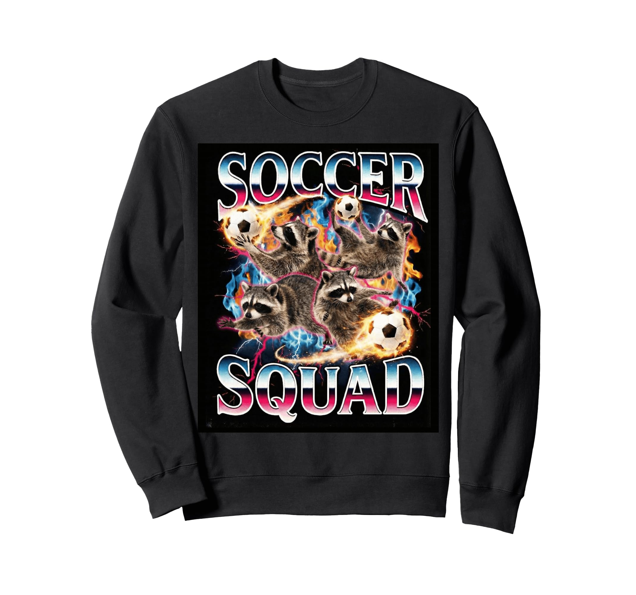Soccer Squad Meme Ironic Trash Sweatshirt - Streetwear Style Men Women
