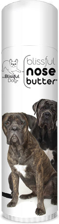 The Blissful Dog Cane Corso Nose Butter for Dry, Cracked Skin, Lick-Safe Dog Nose Balm with Moisturizing Shea Butter, Almond, Olive, and Essential Oils, Pet Supplies, Uncented, 0.50 oz.