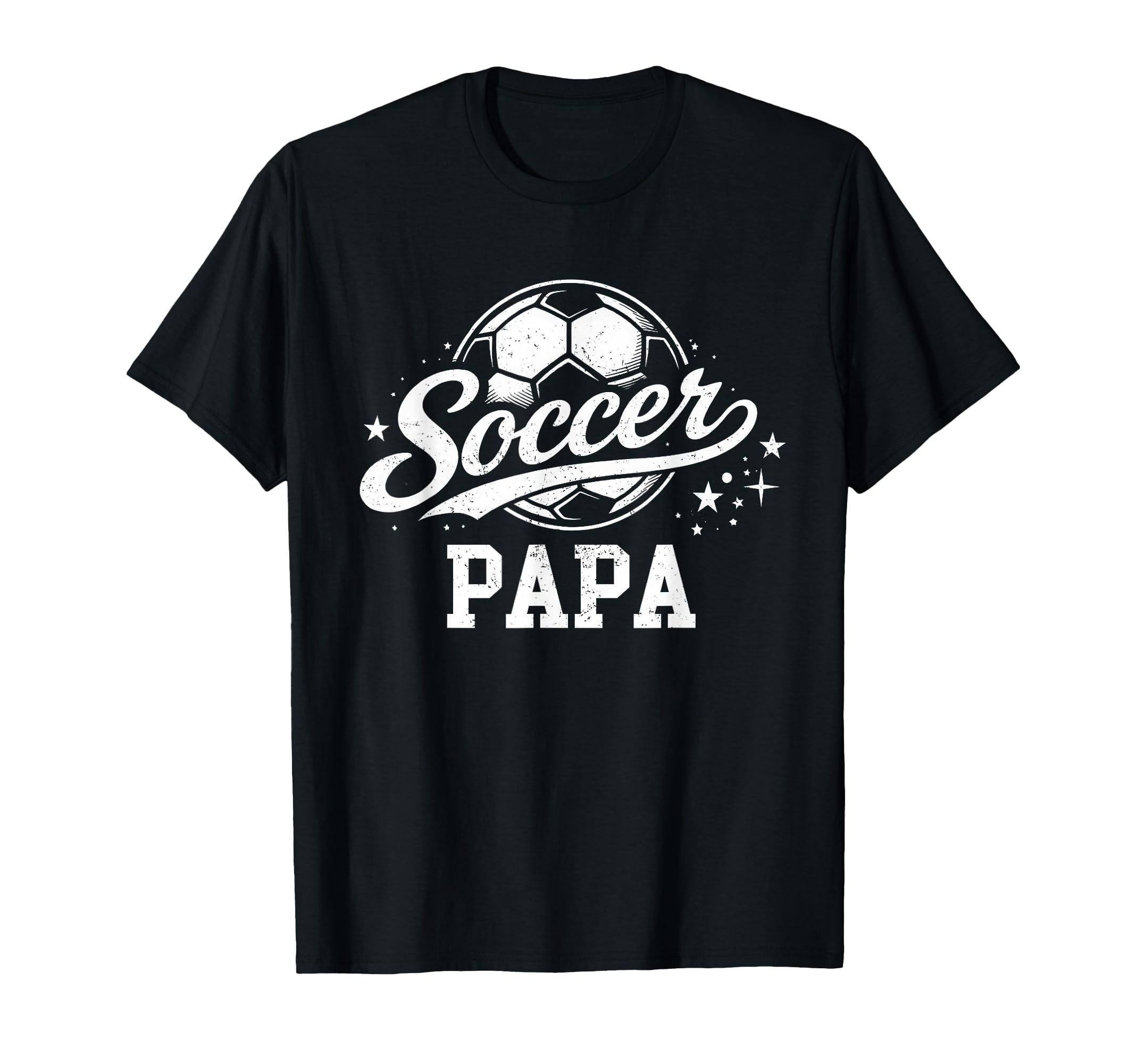 Soccer Papa Family Matching Soccer T-Shirt - Minimalist Print Men Women