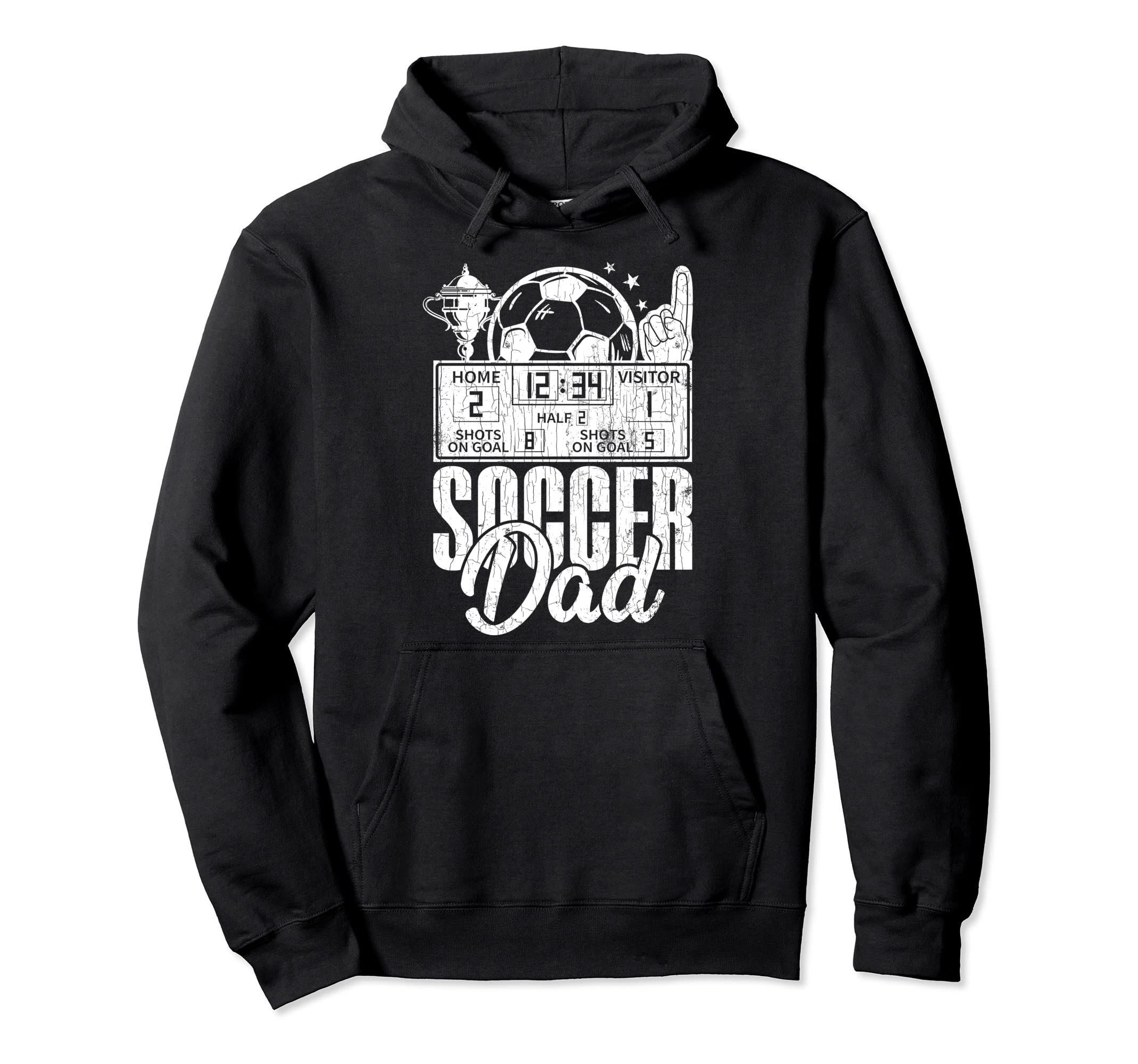 Soccer Dad Funny Player Coach Sports Hoodie - Custom Art Print Unisex