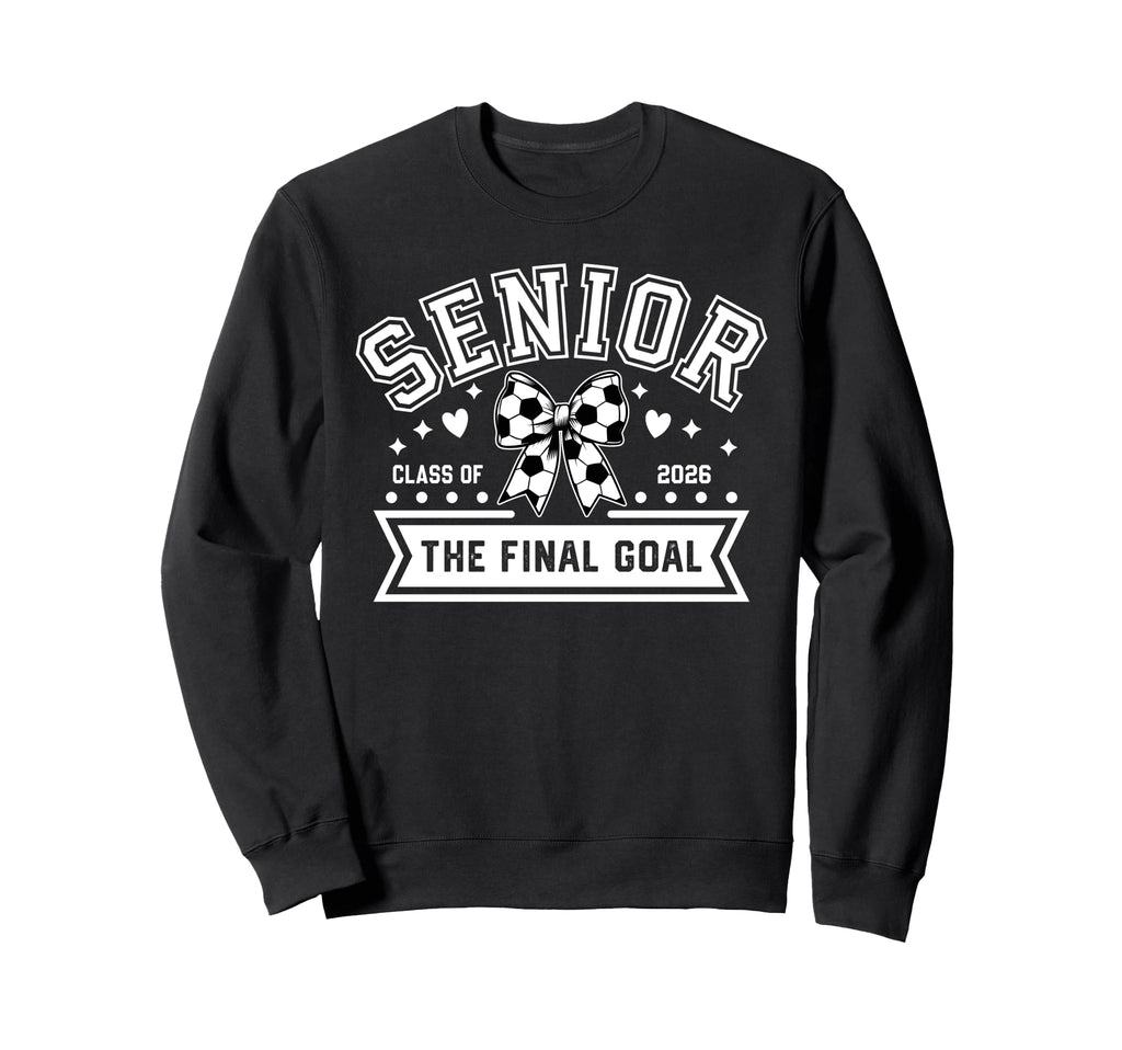 Senior Soccer Class 2026 Soccer Sweatshirt - Unique Graphic for Adults