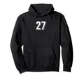 Number 27 80S 90S Soccer Team Jersey Hoodie - Unique Graphic Unisex