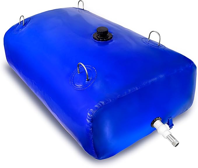 100Gal Portable Water Storage Bladder, Foldable Large Capacity Container Water Tank, Agricultural Irrigation, Camping, Firefighting, Outdoor Household Water