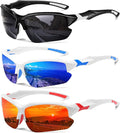 Sports Polarized Sunglasses for Men Cycling Running Fishing UV Protection Sun Glasses Lightweight Half Frame Goggles