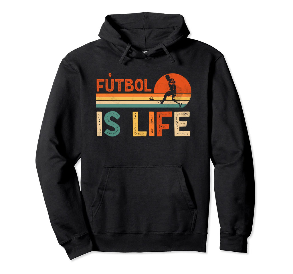 Futbol Is Life Football Lover Soccer Funny Hoodie - Custom Art Print Unisex