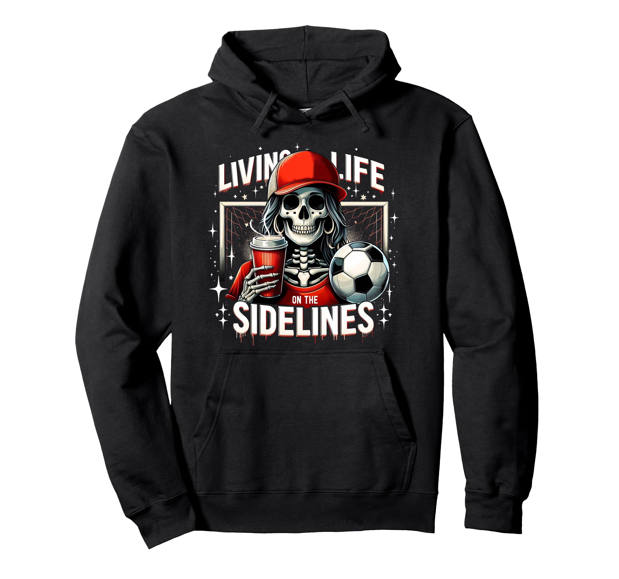 Soccer Mama Mom Life Sidelines Mommy Hoodie - Custom Art Print Unisex