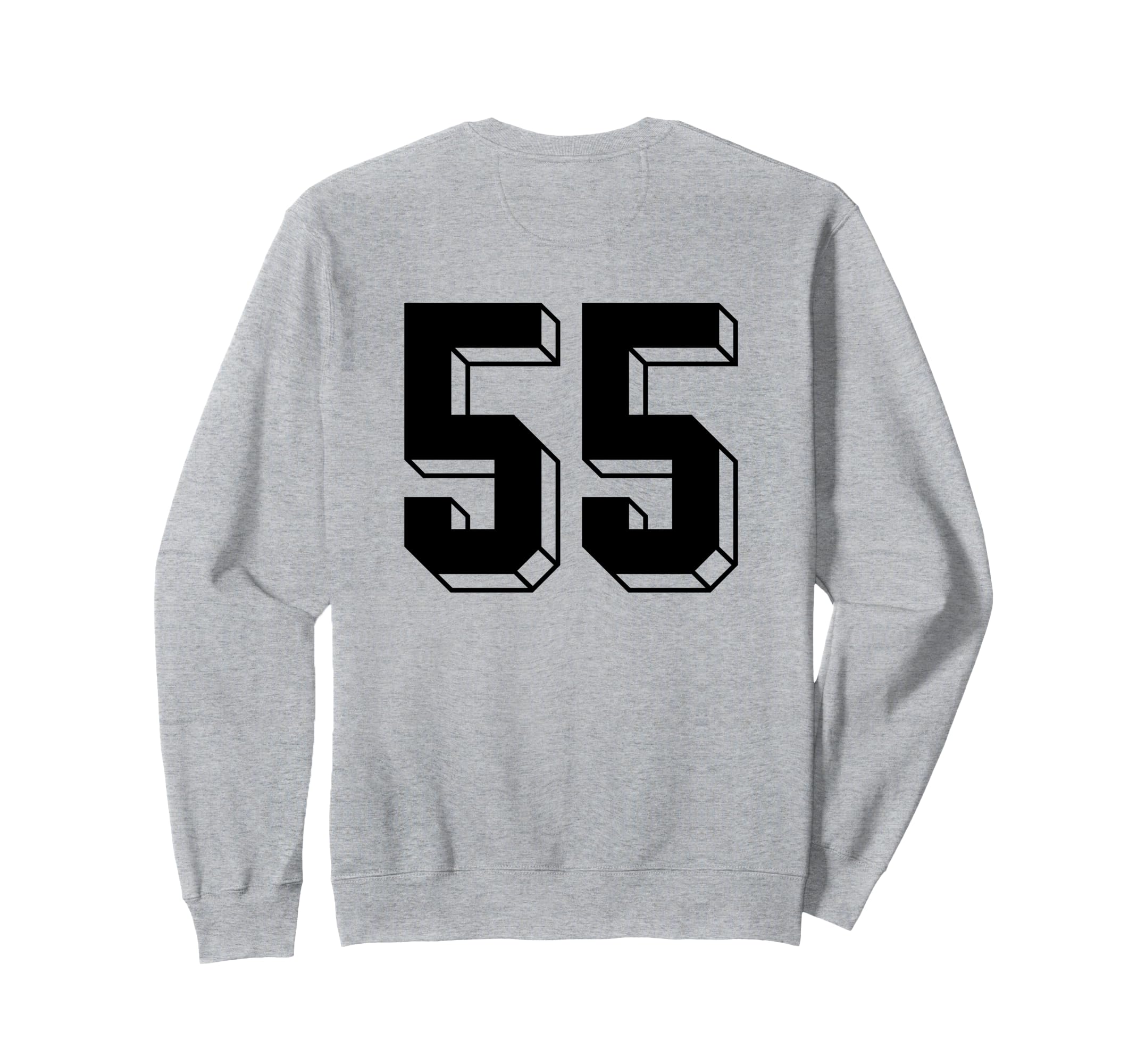 Number 55 Backside 80S 90S Team Sweatshirt - Aesthetic Graphic Men Women