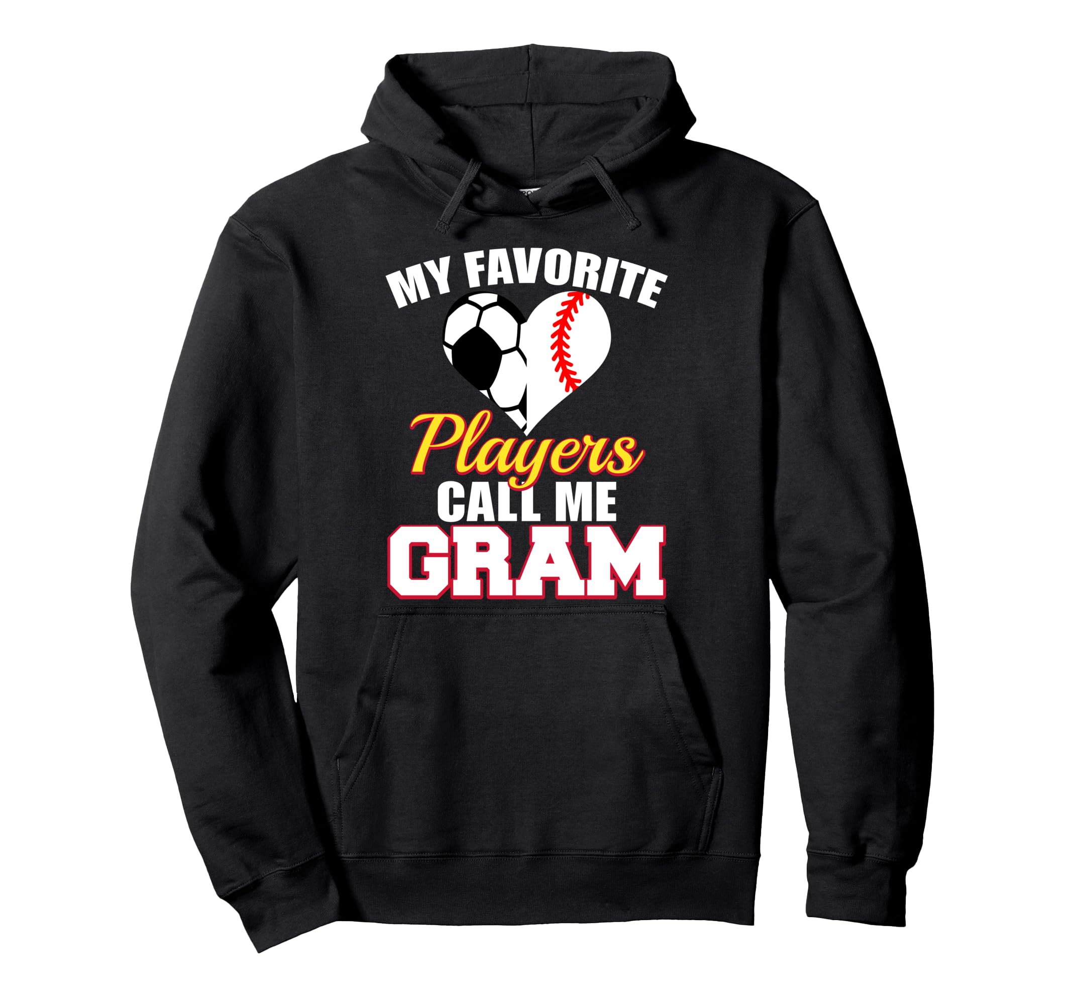 My Favorite Soccer Baseball Players Hoodie - Fun Novelty Design Unisex