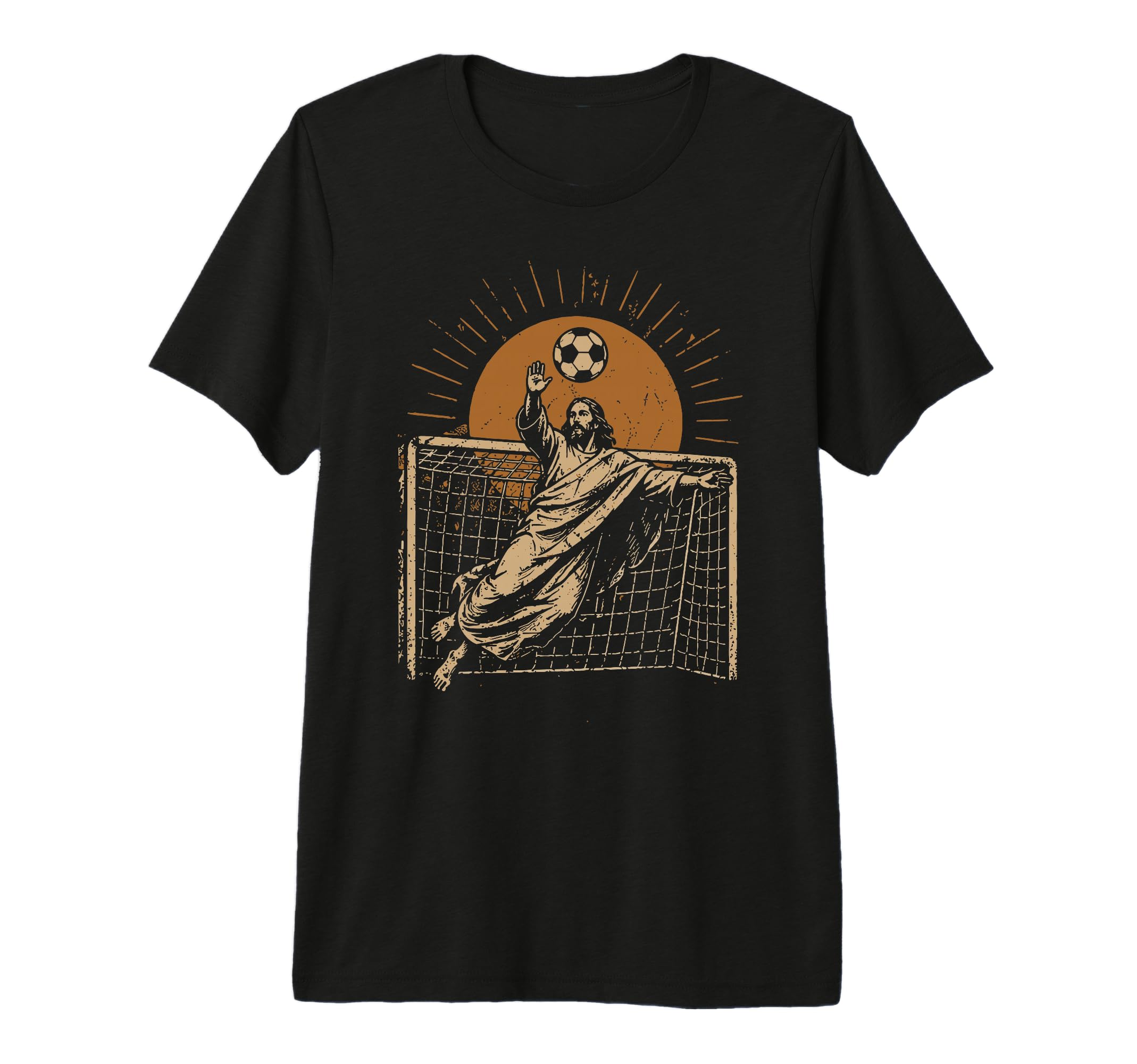 Jesus Soccer Goalkeeper Football T-Shirt - Streetwear Style for Adults