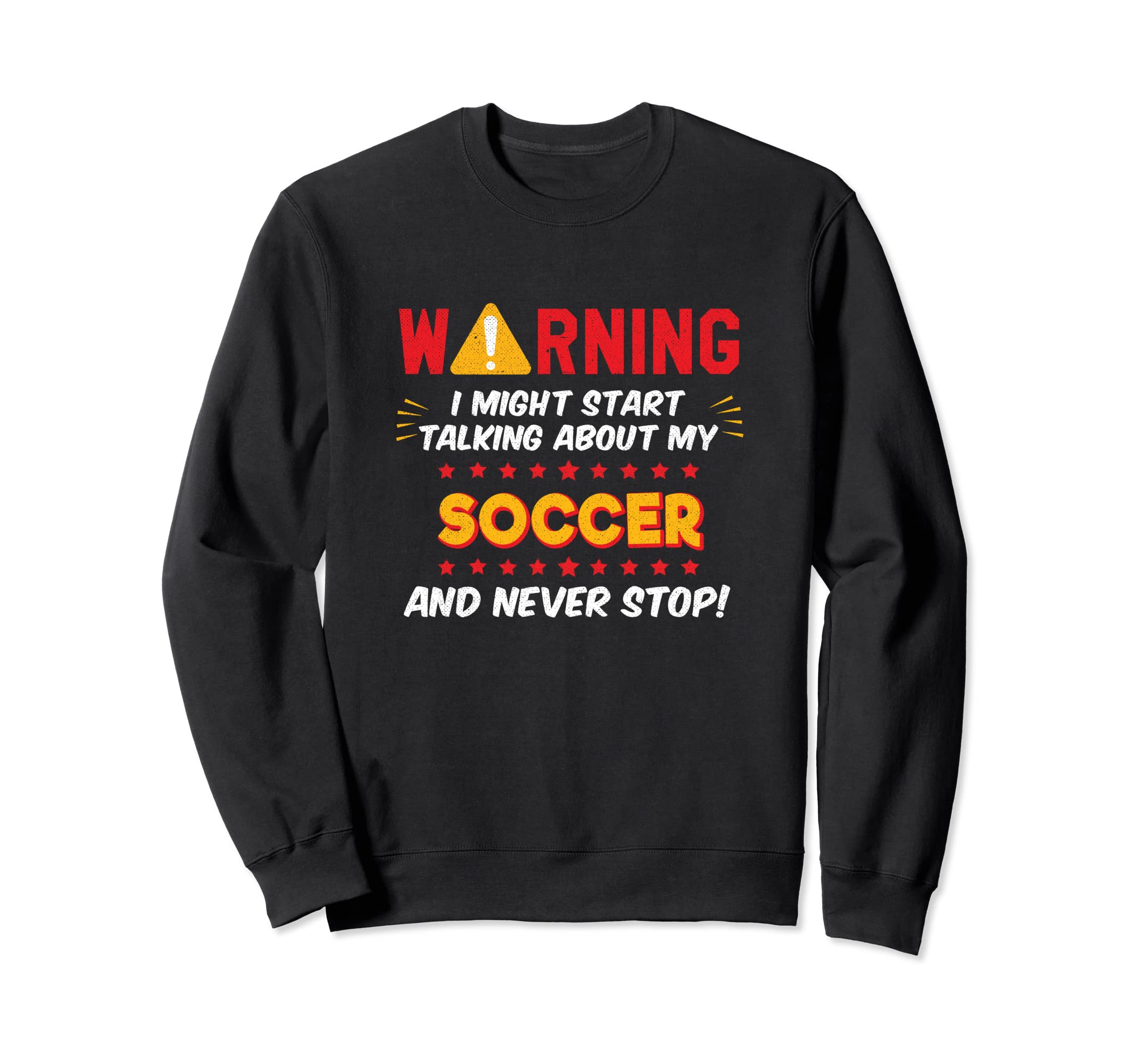 Funny Soccer Joke Soccer Player Mom Sweatshirt - Minimalist Print Unisex