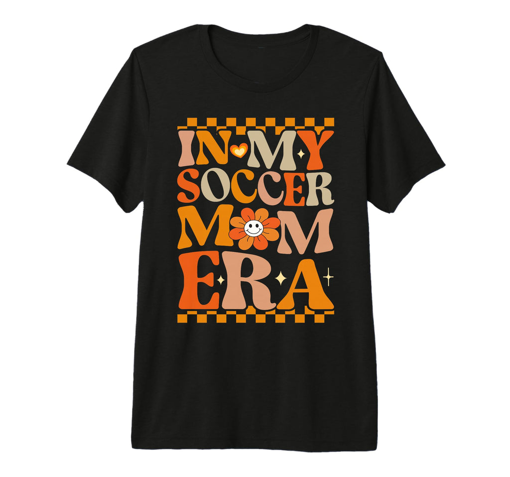 My Soccer Mom Era Groovy Hippie T-Shirt - Fun Novelty Design Men Women