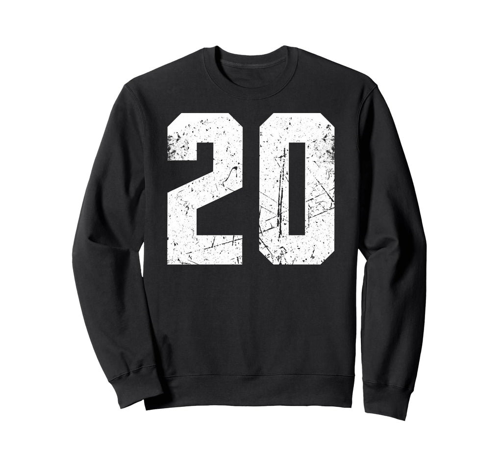 Sport Team Number 20 Sweatshirt - Graphic Print Unisex