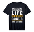 Mens Im Leben Geht Es Um Goals Und T-Shirt - Streetwear Style for Adults