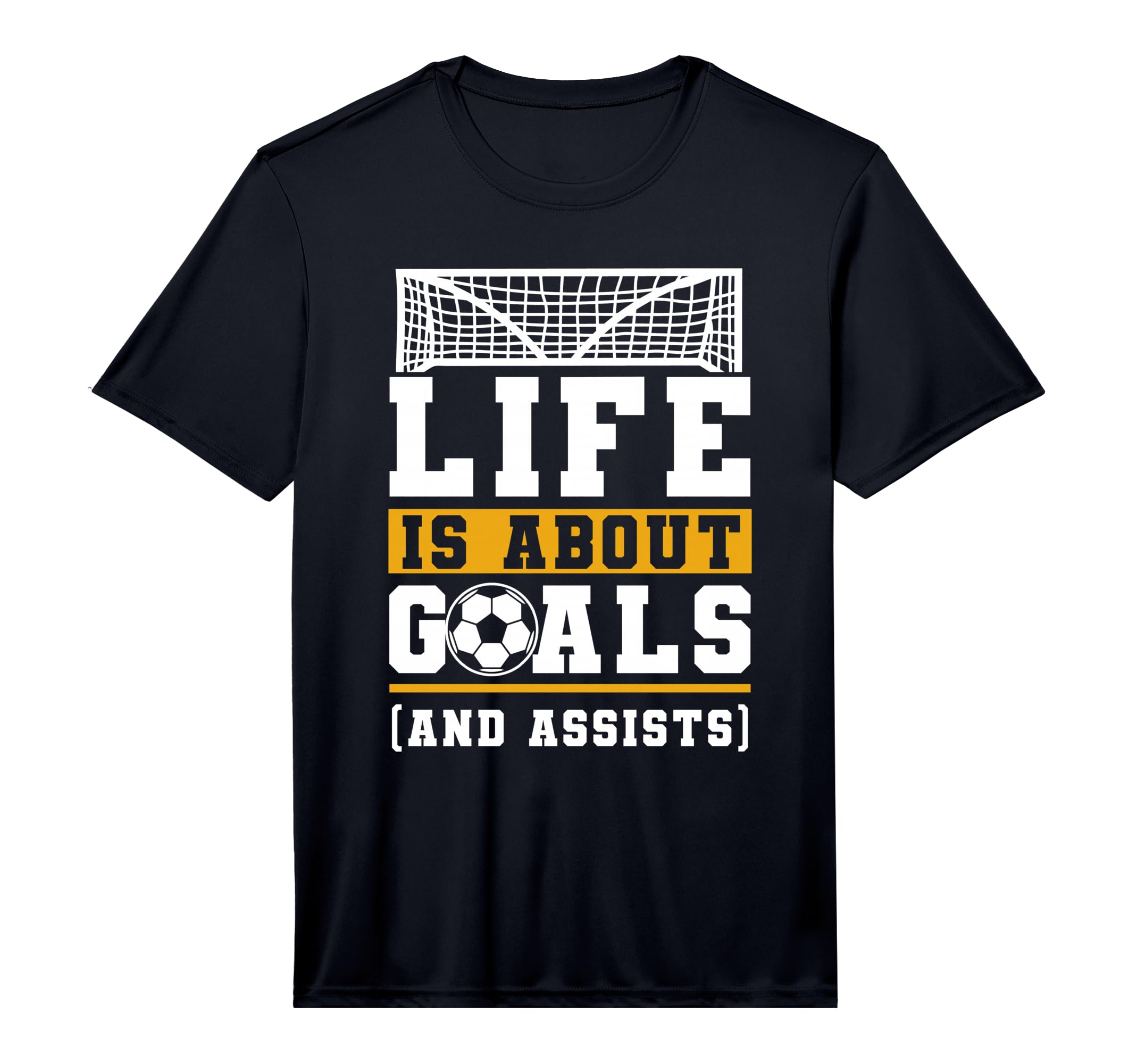 Mens Im Leben Geht Es Um Goals Und T-Shirt - Streetwear Style for Adults