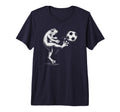 Kawaii Soccer Frog Cleats Play Game Goalie T-Shirt - Unique Graphic Unisex