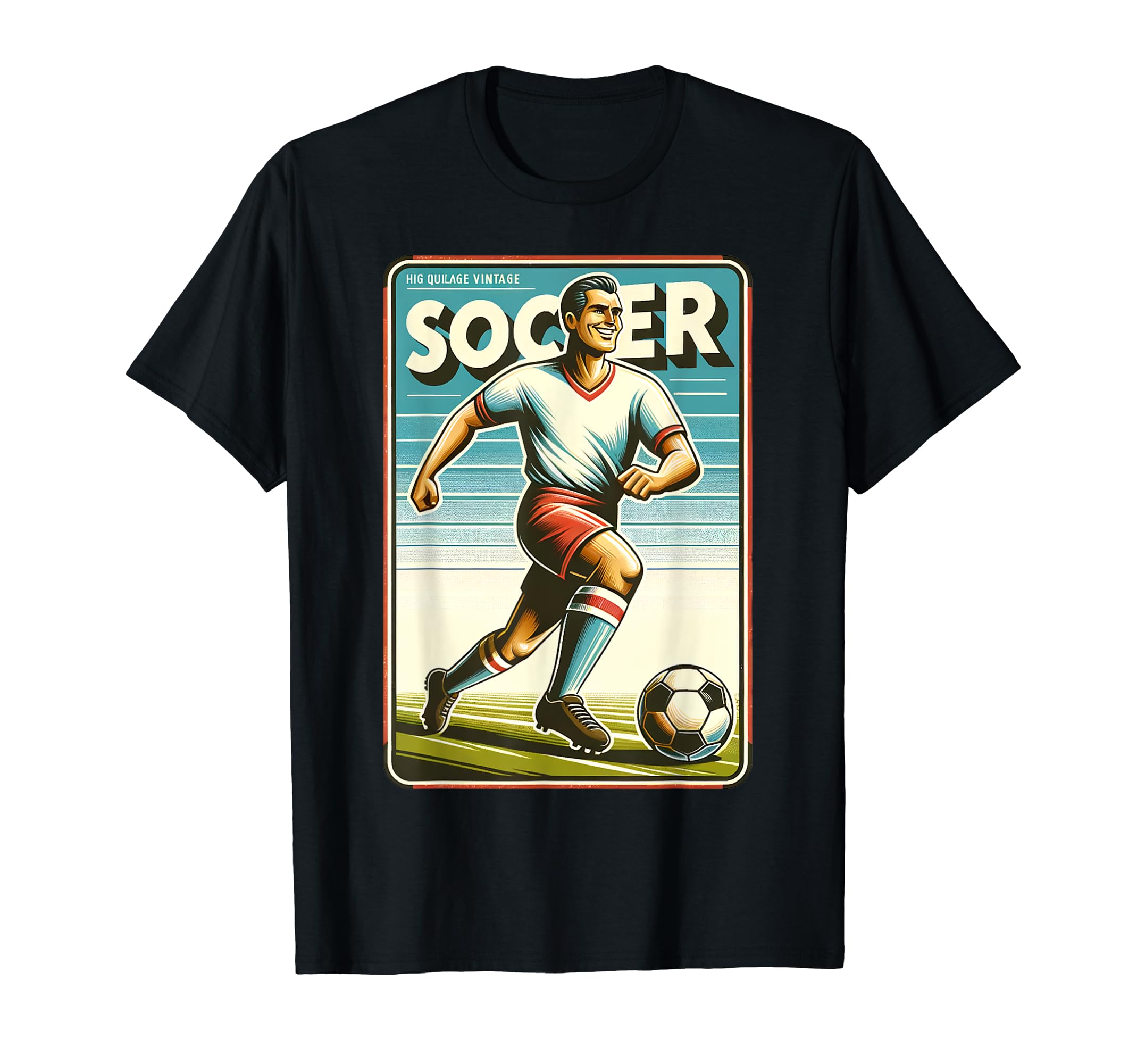Soccer Pasion And Lovers T-Shirt - Graphic Print Unisex