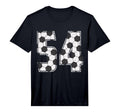 Soccer Player Number 54 Fifty Four T-Shirt - Minimalist Print for Adults