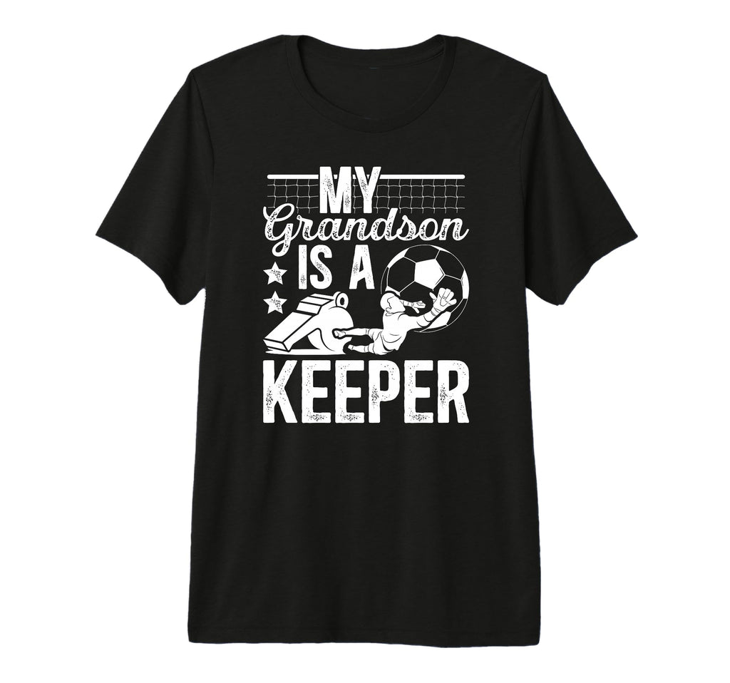 Mens Proud Soccer Keeper Pop Pop T-Shirt - Fun Novelty Design Unisex